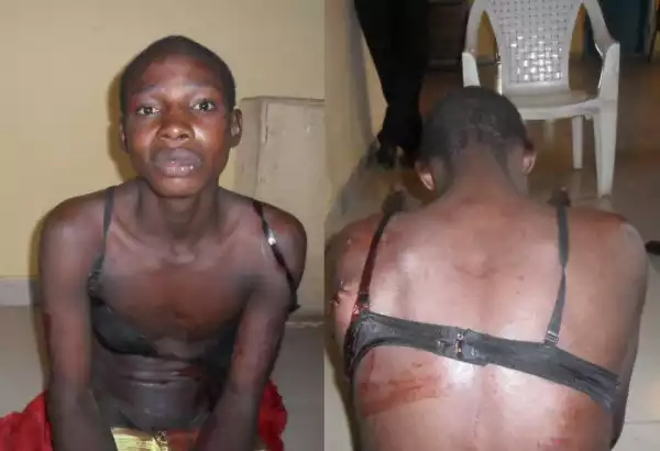Kaduna Bomb Blast Suspect Disguised As Woman Undressed By Military